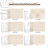Halandar 7P Free Motion Quilting Template Series with 1 Quilting Frame 1 Shank Ruler Foot 15P Non-Slip mats, 3mm Acrylic Templates for DIY Quiltin...
