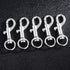 JSSHI Pack of 40 1.5" Metal Swivel Clasps Snap Lanyard Snap Hook Lobster Claw Clasp-On Keychain Ring Hook Clip for Keys, Lanyards (0.43" Inside Wi...