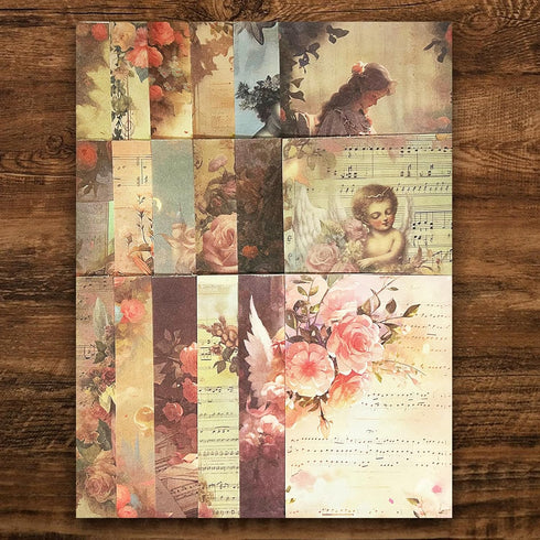 Chuchengio Scrapbook Craft Paper Kit for Scrapbook Journaling Supplies?Dream Craft Supplies Materials Decoupage Paper for Scrapbooking Supplies?Bu...