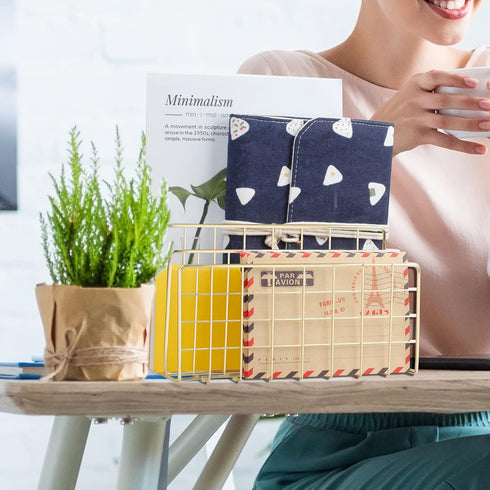 Desktop Mail Organizer File Organizer Metal Wire Mail Sorter Letter Organizer Magazine Rack for Letters, Mails, Books, Postcards, Brochures, Mail ...