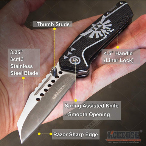 KCCEDGE BEST CUTLERY SOURCE EDC Pocket Knife Camping Accessories Hunting Knife Razor Sharp Edge Folding Knife for Camping Gear Survival Kit Tactic...