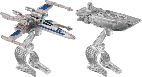 Hot Wheels Star Wars: The Force Awakens First Order Transporter vs. X-Wing Fighter Starship 2-Pack...