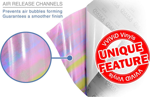 VViViD Extra-Wide Headlight Taillight Vinyl Tint Wrap 16 Inch x 48 Inch Roll (Chameleon Transparent)...