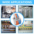 MELFIE 20PCS Lever Wire Connectors, 2 in 4 Out Quick Wire Connectors, Electrical Lever Nuts Wire Connectors Push-in Conductor Terminal Block AWG 2...