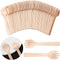 200 Pieces Wooden Forks Forks Disposable Mini Forks Small Sporks Bulk Appetizer Forks Cutlery Mini Utensils Cake Fork for Carnival Birthday Party ...