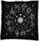 Indian Consigners Altar Cloth Zodiac Witchcraft Alter Tarot Spread Top Cloth Wiccan Square Spiritual 36 by 36 Sacred Cloth Galaxy (Zodiac Silver)...