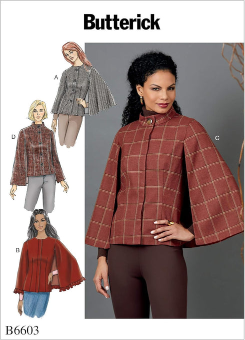 Butterick Patterns Women's Slit Sleeve Coat Sewing Patterns, 14-16-18-20-22...
