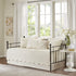 Madison Park Daybed Cover Set Damask Quilted Cover for Daybeds, All Season, Pre-washed Cotton-Filled Coastal Bedding with Scallop Edge, Shams, Bed...