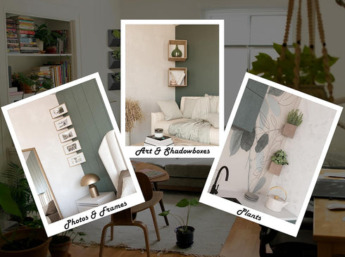 Picture Hanging Kit, Corner Hanger & Picture Hanging Strips, Home & Office Organizer for Hanging Mirror, Decorations, Home Improvement, 2 Sets [4 ...