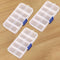 Transparent Plastic Grid Box Storage Organizer,Adjustable Dividers Travel Small Size Case with Lid for Display Collection,Organizing Small Parts,C...