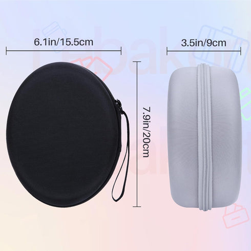 Hard Carry Case Compatible with Beats Studio Pro Studio 3 Solo 4 Solo 3 Solo 2 Wireless Noise Cancelling Over-Ear Headphones (Off White Case)...