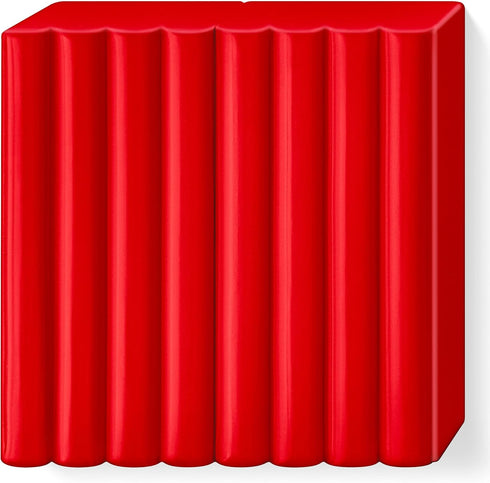STAEDTLER 8020-2 P Christmas Red FIMO Soft modelling clay, oven hardening, 57 g, 57g...