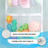 Handy Laundry Shower Curtain Bathroom Organizer -9 Pockets- Perfect for Organizing Home Bath, Your Toiletries and kid's Toys in Nine Durable Deep ...