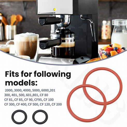 O-Ring Gasket Seal Set Drainage Valve Brew/Security Oval Head Key Tool (With Lube) Compatible With Jura S, Z, X, C, E, F, J, ENA & Capresso Krups ...