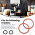 O-Ring Gasket Seal Set Drainage Valve Brew/Security Oval Head Key Tool (With Lube) Compatible With Jura S, Z, X, C, E, F, J, ENA & Capresso Krups ...