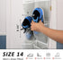 2PK Over the Door 12 Pocket Hanging Shoe Organizer...