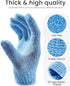 Exfoliating Gloves Skin Body Exfoliator Shower Gloves Bath Mitt Body Scrub Gloves for Dead Skin Removal Exfoliation Mitt- Scrubbing Accessories fo...