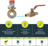 SharkBite 1/2 Inch Expansion Ball Valve for PEX-A Pipe, Brass Plumbing Fittings for PEX A Tubing, UAB22461LFA...