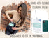 | 15oz Flat Water Bottle For Purse & Flexible Cleaning Brush | BPA Free Square Water Bottle | Leak/Drop Proof Slim Water Bottles For Travel, small...