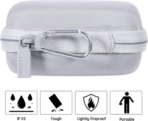 co2CREA Hard Case Compatible with Digital Camera, VAHOIALD/IWEUKJLO/CAMKORY/BEVLXNIV/PRISIA/Sevenat Kids Video Camera, White...