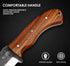 8.5 Inch Handmade High Carbon Steel Tracker Knife - Fixed Blade With Sheath -Full Tang Knife - Survival Knife - Hunting Knife - Tactical Knife for...