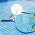 24 Pieces Pool Butterfly Clip V Clip Pool Attachment Clip for Skimmer Net, Leaf Rake, Brush, Pool Supply...
