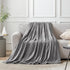 Hansleep Fleece Throw Blanket Super Soft Flannel Fuzzy Grey, Plush Cozy Blanket for All Seasons, Grey, Throw 50x60 Inches...