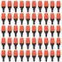 50 Pcs Drip Irrigation Spray Emitters, Adjustable Atomizing Nozzles,1/4 Inch Drip Irrigation Parts Sprayers Drippers for Garden Greenhouse Agricul...