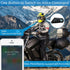Geva Motorcycle Helmet Bluetooth Headset,BT-22 Outdoor Waterproof Motorcycle Bluetooth Helmet Headset,70 Hours Playing time High Sound Quality Sys...