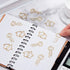 102 Pack Clips Office Supplies 50 Pcs House Shaped Paper Clips 50 Pcs Key Shaped Wire Paper Clip with 2 Pcs Clear Storage Box for Agent Office Hom...