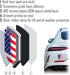 CBSHD103 Jamaica Flag Jamaican Emblem Shield Shape Chrome Car Decal Sticker...