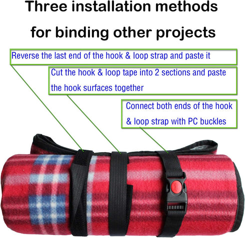 French Door Fridge Lock Multifunctional Baby Cabinet Lock for Refrigerators Cabinets RV Cable Tie Best Gifts for Child Safety Products Black 2 Pac...