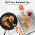 600ºF Heat Resistant Kitchen Tongs: U-Taste 9 inch Silicone Cooking Tong with Firm Sealed Non Stick Rubber Tips & Silicon Coated 18/8 Stainless St...