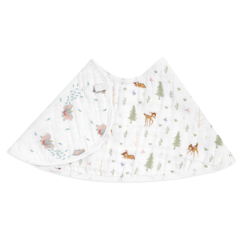 aden + anais Essentials Disney Baby Burpy Baby Bib, 100% Cotton Muslin, Soft Absorbent 4 Layers, Multi-Use Burp Cloth and Bib, 22.5” X 11”, Single...