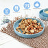 3-Pack Baby Round Silicone Plates and Bowl Set, Unbreakable Dinner Plates and Bowls, Baby Feeding Set Silicone Plates, Microwave & Dishwasher Safe...