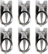 6pcs Stainless Steel Folding Pocket Portable Foldable Mini Travel Scissors Small Scissors Paper Thread Snips Craft Cutter Pointy Sewing Yarn Cutte...