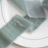 HUIHUANG 3 Rolls Frayed Silk Velvet Ribbon French Blue Fringe Ribbon Raw Edge Rustic Wedding Ribbon for Bridal Bouquet Gift Wrapping Invitation Ti...