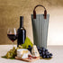 Tirrinia Single Wine Gift Tote Bag, Insulated Padded Thermal Wine Bottle Carrying Cooler Carrier for Travel, Picnic, Great Gift for Wine Lover, Bl...