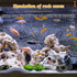 2 PCS Broken Barrel Aquarium Decorations, Caves Hide Hut Fish Tank Ornaments, Shipwreck Theme Landscaping Hideouts Accessories...
