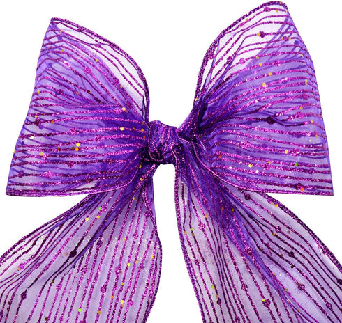 Morex Ribbon Twinkling Ribbon, Purple 4" x 10 yd...