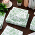 JarThenaAMCS Floral Wrapping Paper Mini Roll 17in x 32.8Ft Green White Flowers Gift Wrap Paper Chinoiserie Paper for Birthday Wedding Baby Shower ...