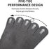 Grippy Yoga Socks for Women – Full Toe Cotton Crew Non Slip Sticky Grip Accessories for Yoga, Barre, Pilates, Dance, Ballet...