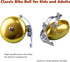 Classic Bike Bell, Loud Crisp Clear Sound Bicycle Bells Accessories for Adults Youths, Stylish Bike Horn for Road Bike, Mountain Bike...
