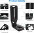 DSLR Camera L Bracket Quick Release Plate, Universal Application, Lightweight, Compatible with Canon Nikon Sony DJI Ronin Zhiyun Stabilizer Tripod...