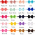 CÉLLOT Baby Girls Headbands Grosgrain Ribbon 4.5" Hair Bows Headband Big Bow Hair Bands for Toddler Pack of 20...