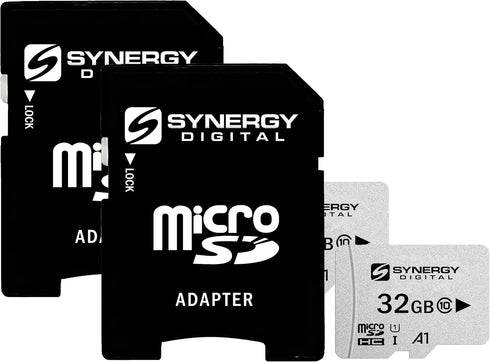 Synergy Digital 32GB, UHS-I MicroSDHC Memory Cards - Class 10, U1, 100MB/s, 300 Series - Pack of 2...