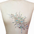Exquisite Uniquely Pure Handmade AB Colour Bright Crystal Patches Sew-on Rhinestones Applique with Stones Sequins Beads for Wedding Dress DIY Manu...