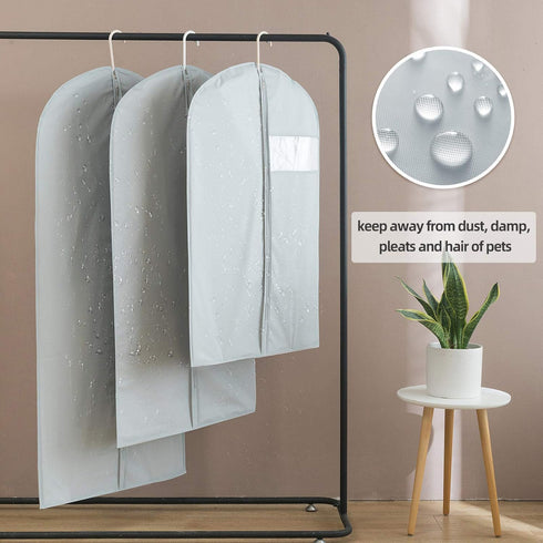 Garment Bags for Travel, 50'' Garment Bags for Hanging Clothes, Suit bag (Set of 2, 23.3'' X 50'')...