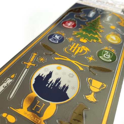 Paper House Productions Harry Potter Christmas at Hogwarts Shiny Foil Enamel Effect Sticker Sheet for Crafts, Scrapbooking & Collecting...