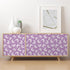 Purple Butterfly Floral Wallpaper Peel and Stick Violet Flower Wallpaper Removable Temporary DIY Contact Paper for Cabinet Drawer Bedroom Girls Ro...